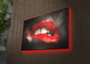 Wallity Cuadro Decorativo en Lienzo Iluminado con LEDs 45 x 70 cm